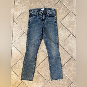 MOTHER denim acid wash skinny soft stretch jeans size 24
